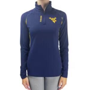 Women's Navy Blue Quarter-Zip Sweater